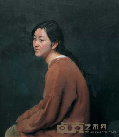 冷军 2005年作 肖像 80×70cm